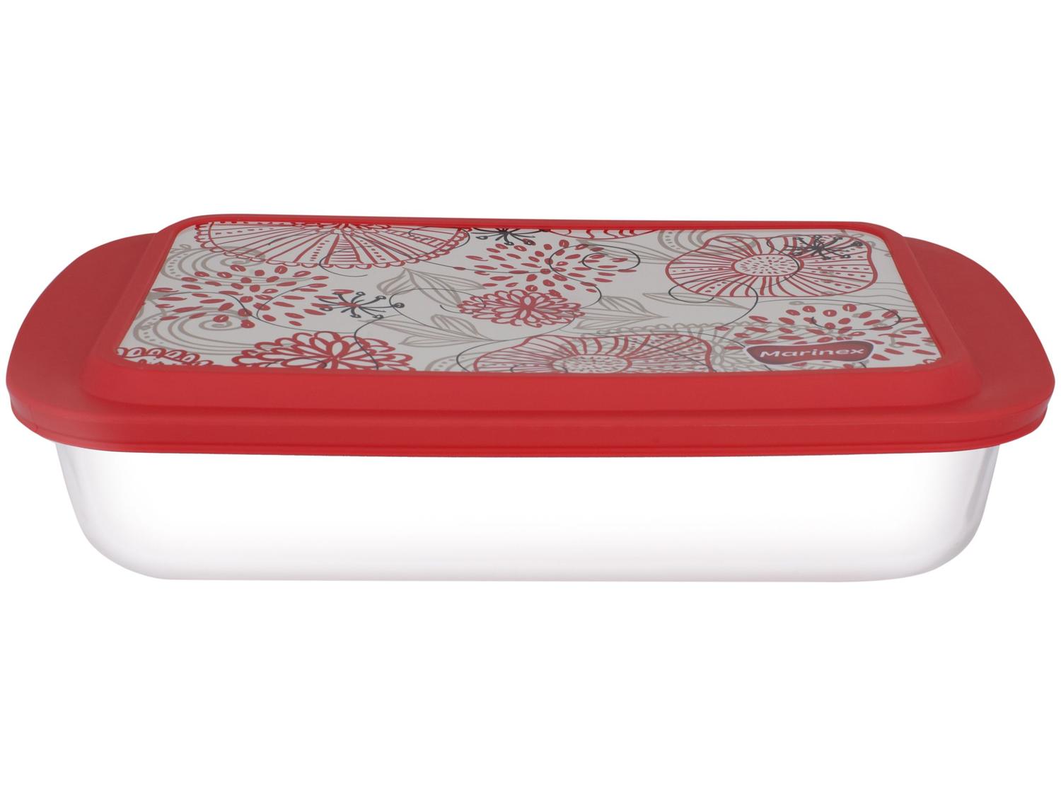 Conjunto de Assadeiras de Vidro Marinex Prática