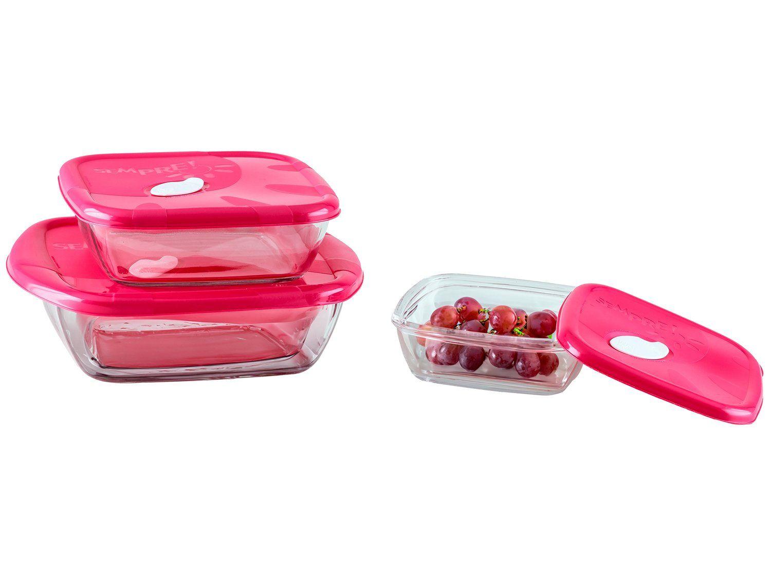 Conjunto de Assadeiras de Vidro Sempre