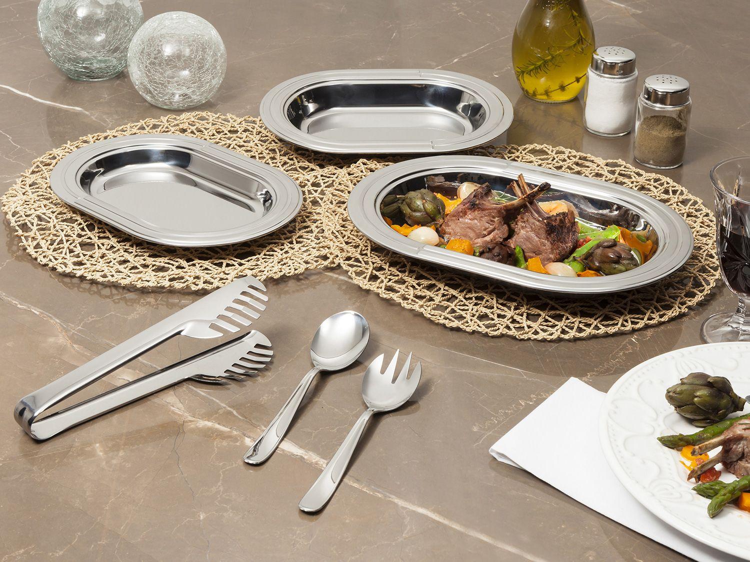 Conjunto de Baixelas Tramontina Inox 6 Peças