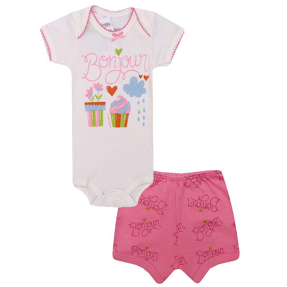 Conjunto de Bebê Body Manga Curta e Short Bom Dia - Baby Duck - Conjuntos de Bebês - Magazine Luiza Conjunto de Bebê Body Manga Curta e Short Bom Dia - Baby Duck - Conjuntos de Bebês - Magazine Luiza