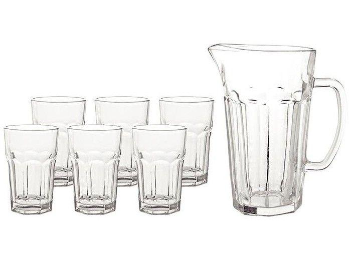 Conjunto de Jarra 1L e Copos 300ml de Vidro