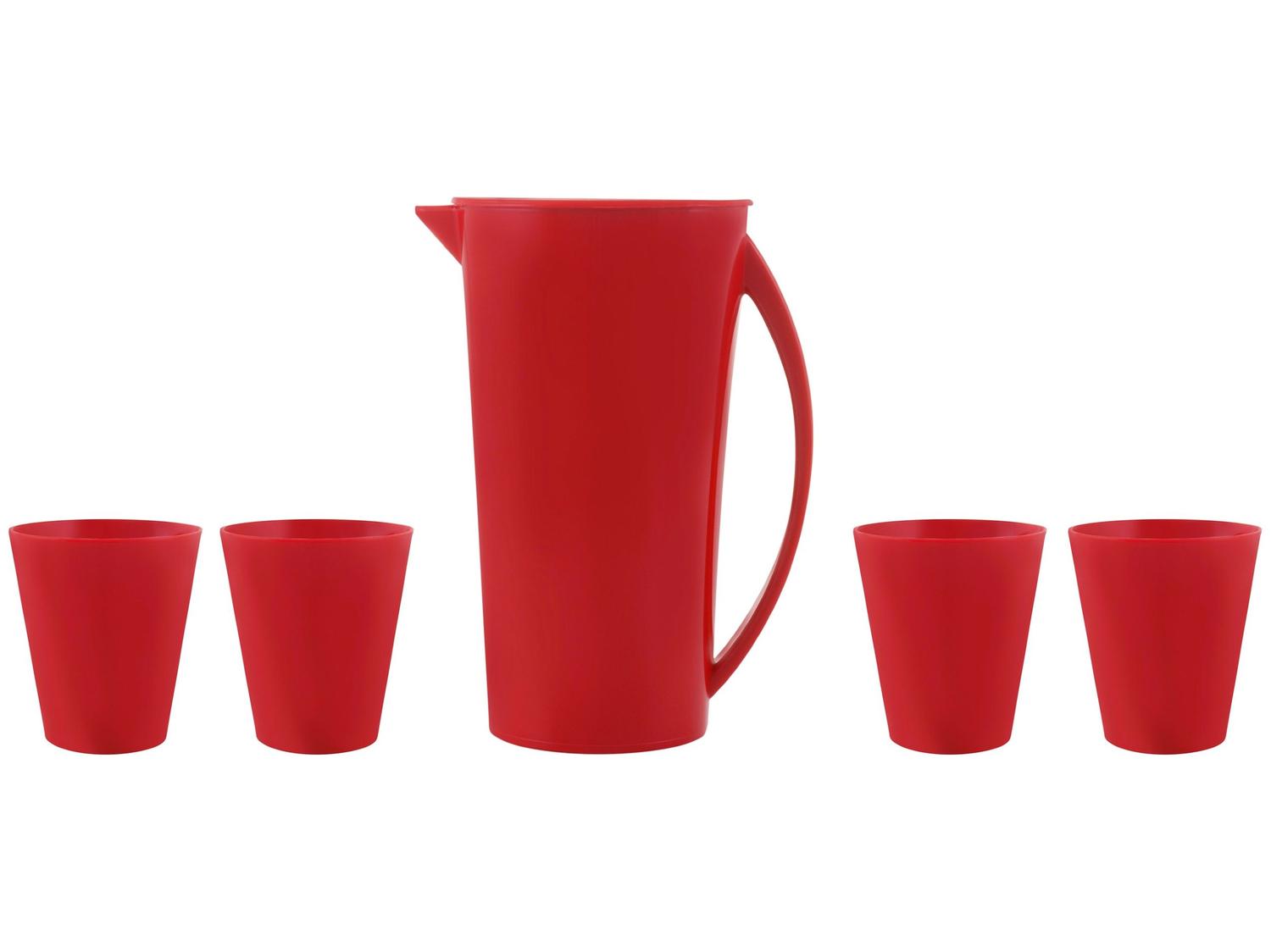 Conjunto de Jarra 2,5L e Copos 350ml