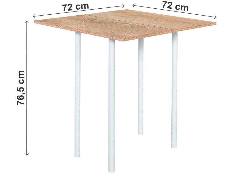 Conjunto de Mesa Dobrável com 4 Banquetas