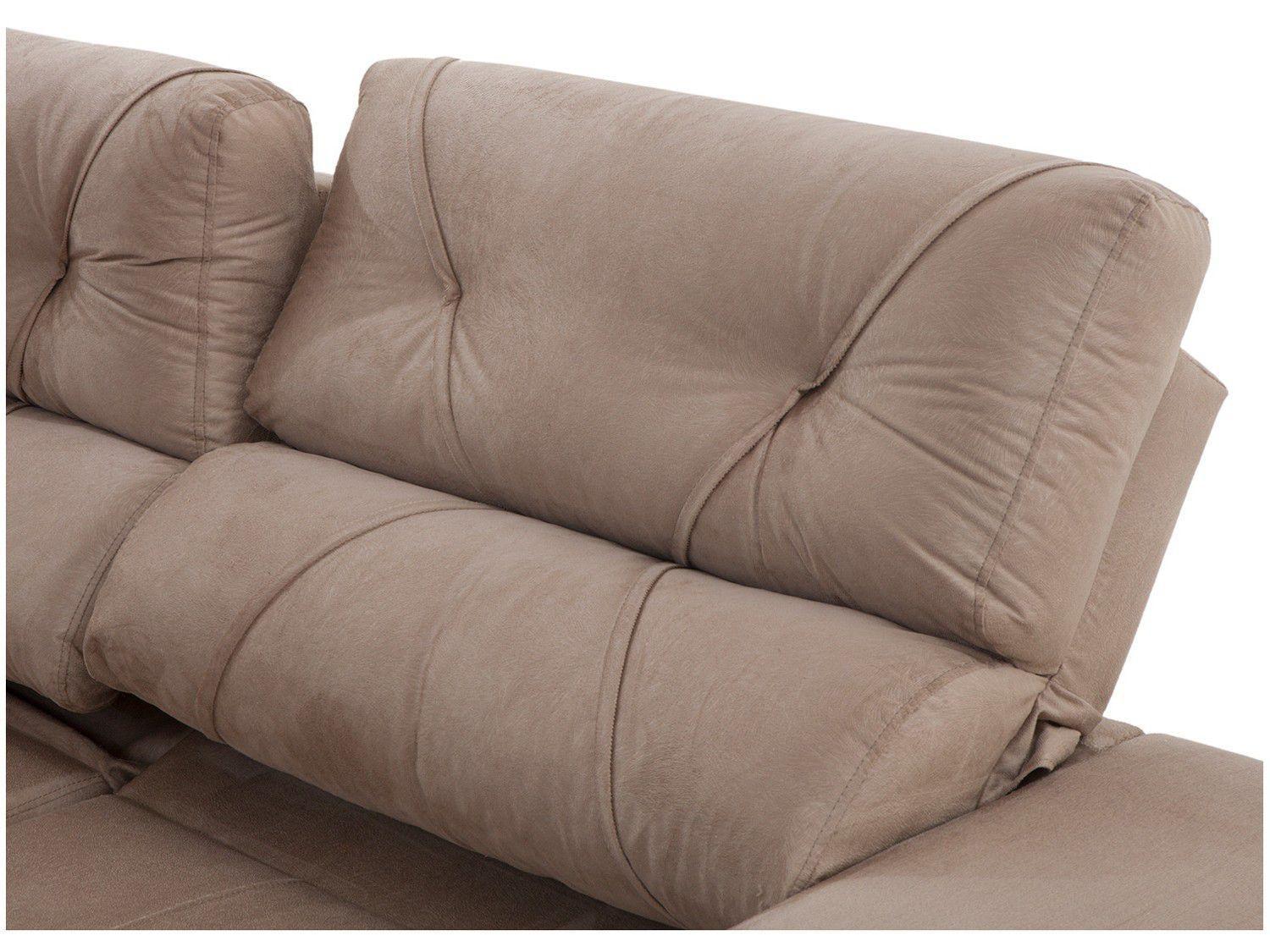 Conjunto de Sofás 2 e 3 Lugares Retrátil e