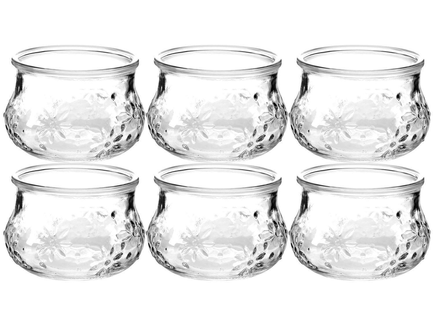 Conjunto de Tigelas de Vidro 6 Pecas Nadir Nature
