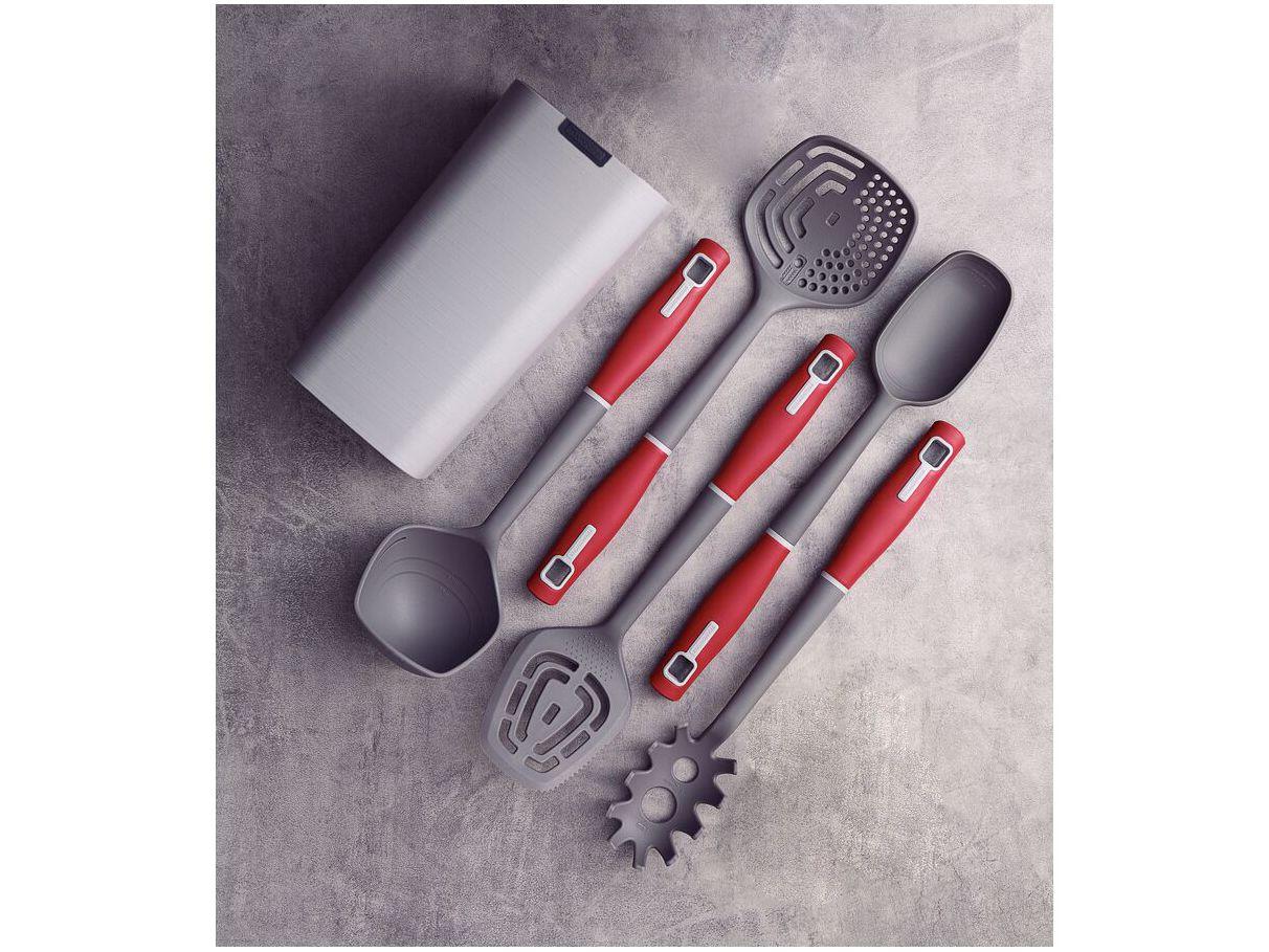 Conjunto de Utensílios de Nylon e Polipropileno