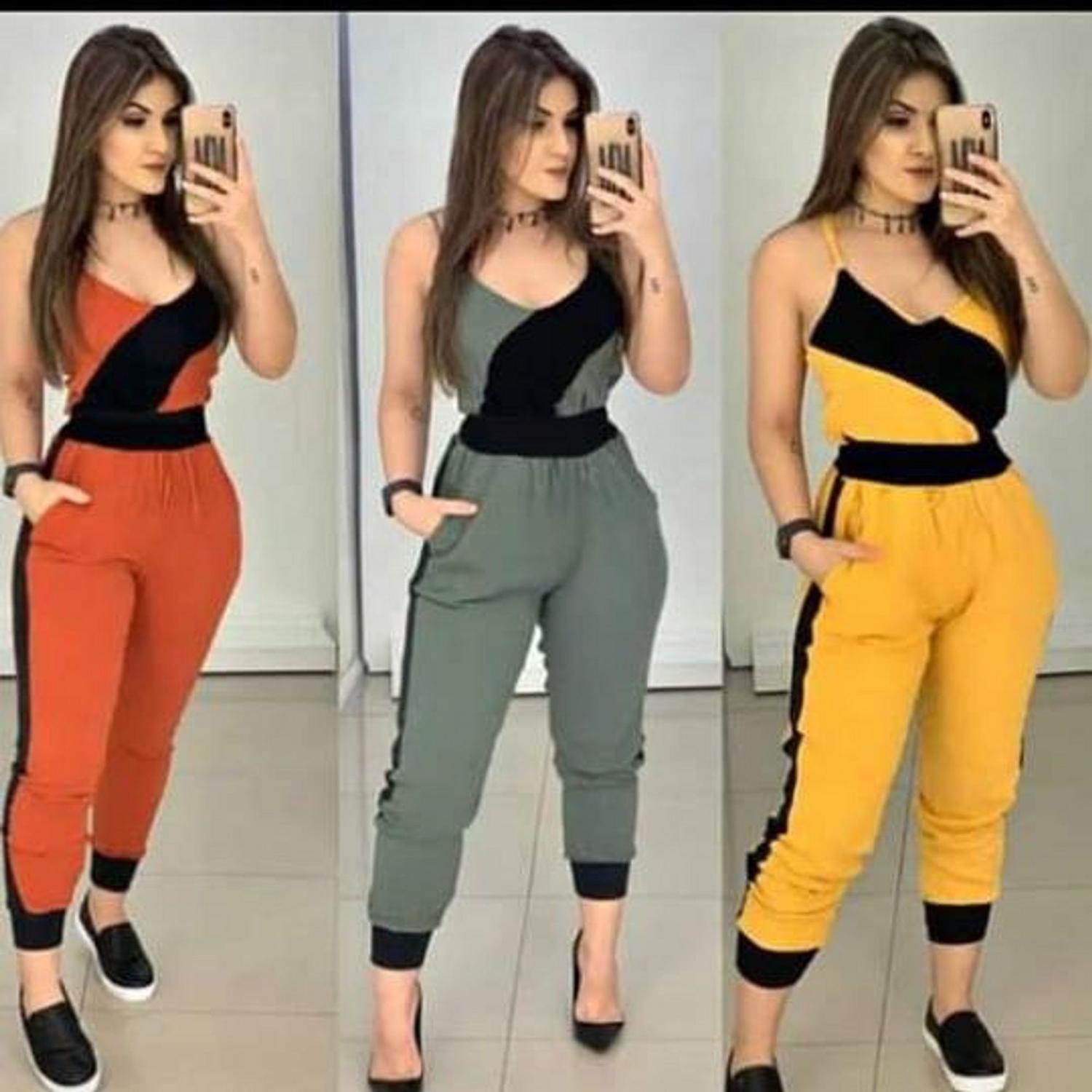 conjunto calça e blusa feminino