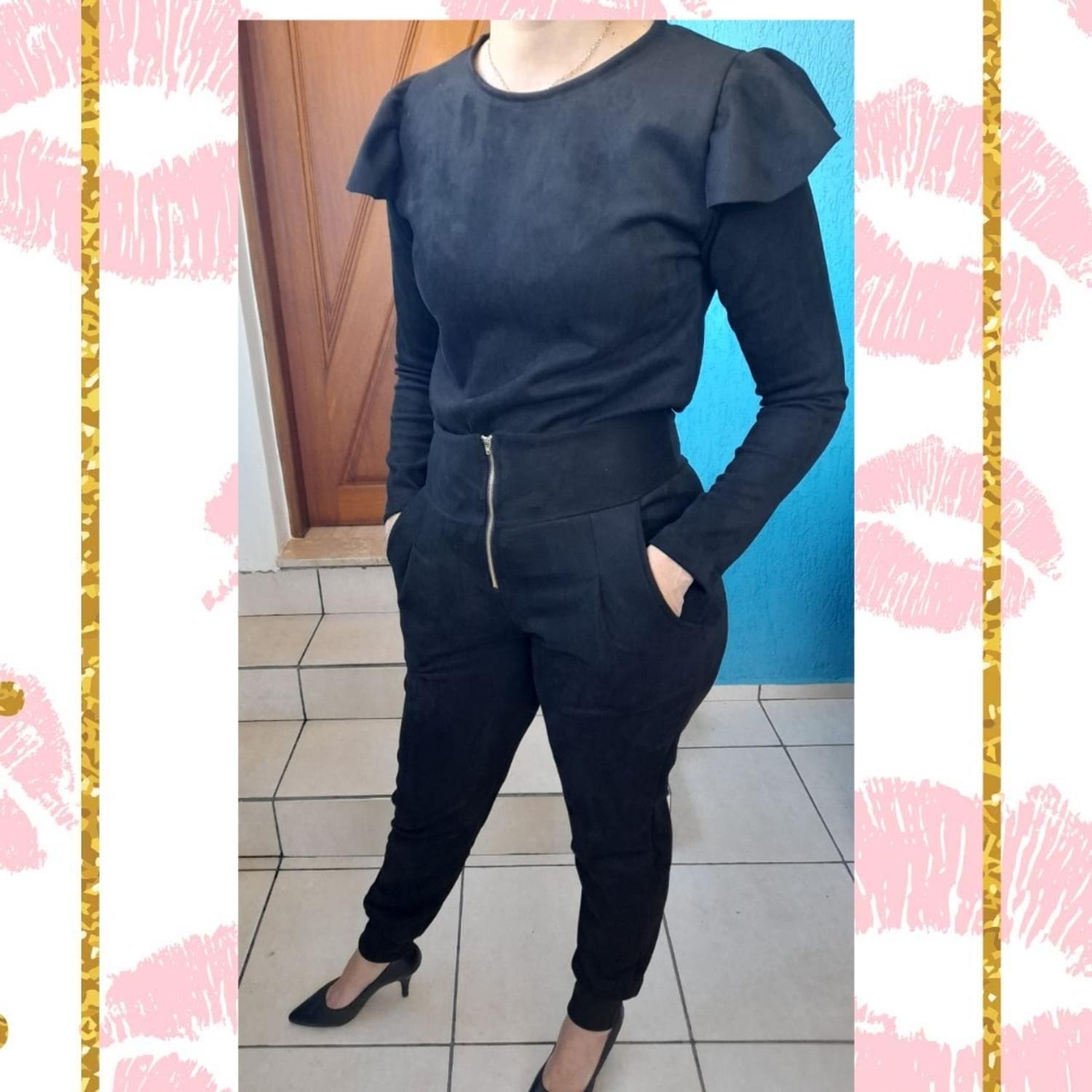 blusa tecido tipo camurça