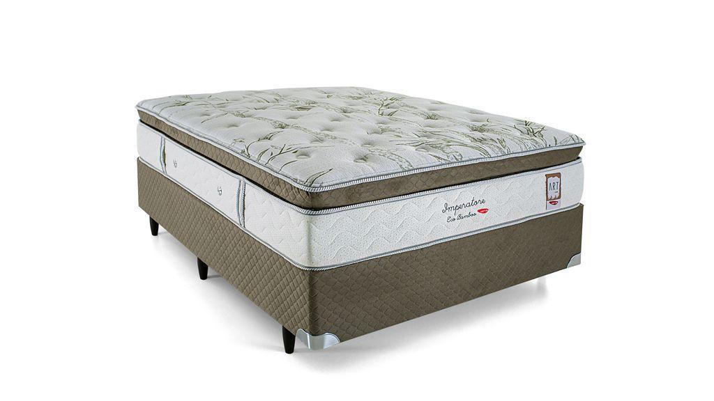 Conjunto herval imperatore queen size 1,58 x 1,98 - Cama Box Queen Size -  Magazine Luiza