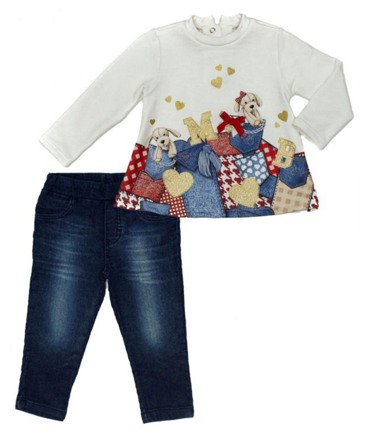 calça jeans branca infantil