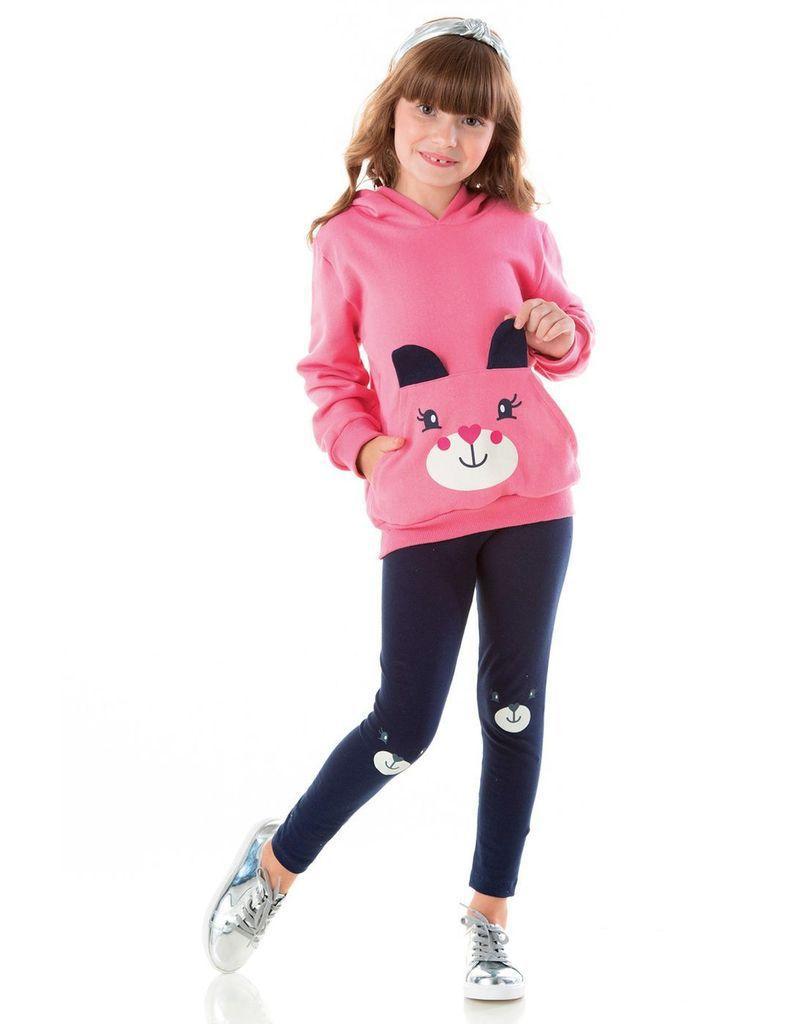 Conjunto Infantil Menina Com Blusa de Moletom e Legging Rome - Viki -  Conjunto de Moletom Infantil - Magazine Luiza