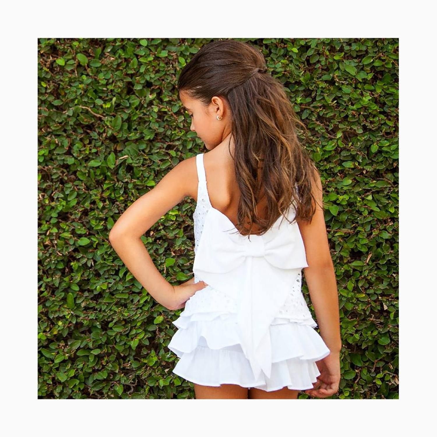 blusa de lese com babado