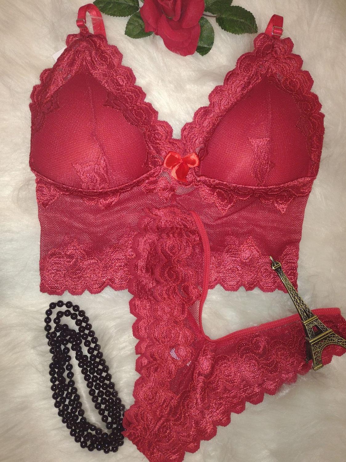 italiensk Diskurs Ham selv Conjunto Lingerie Croped Soutien e Calcinha Tamanho M - Isis Moda Íntima -  Conjunto de Lingerie - Magazine Luiza