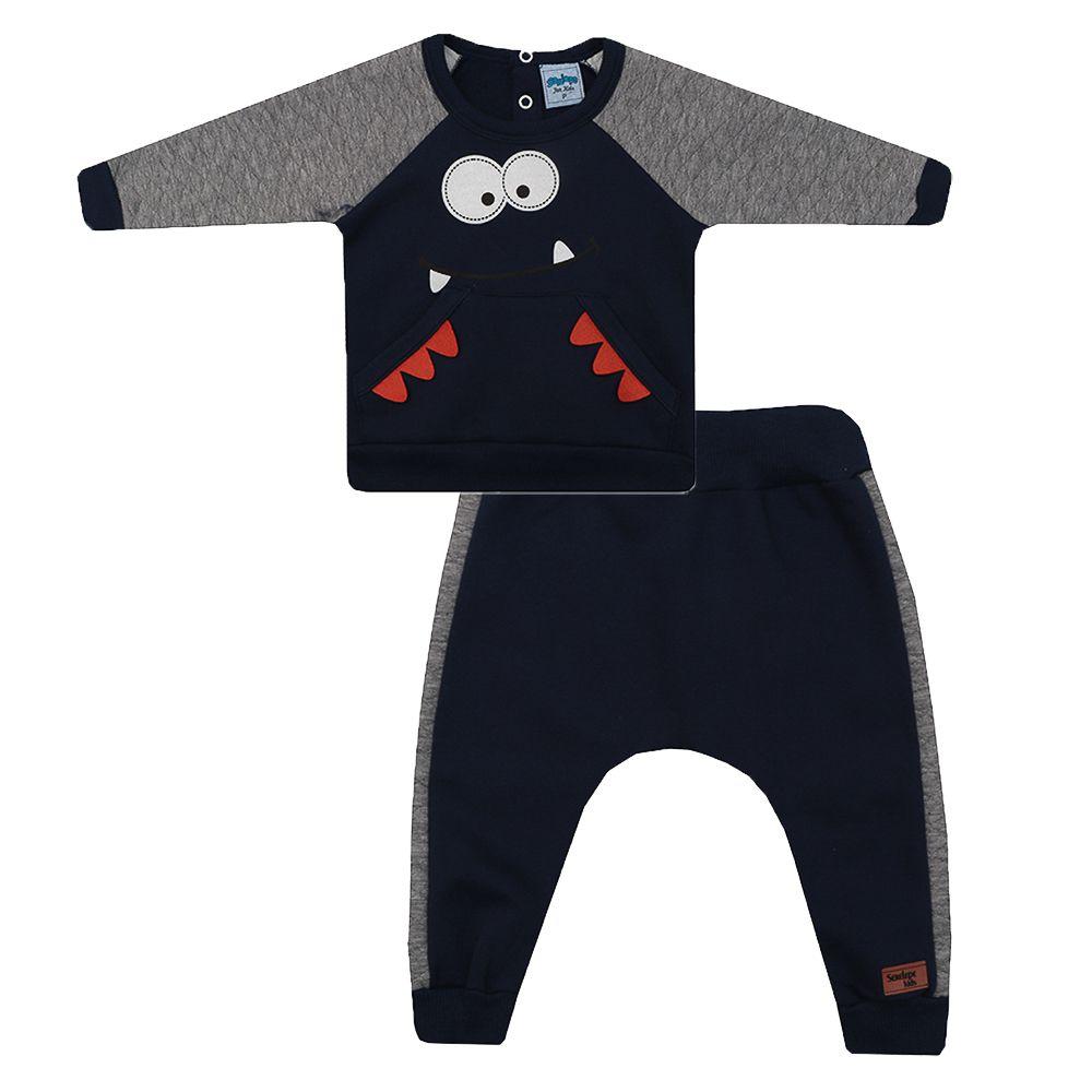 conjunto moletom masculino bebe