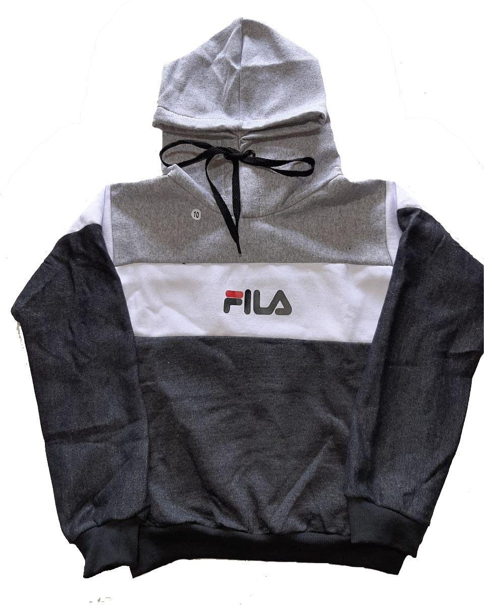 conjunto moletom infantil fila