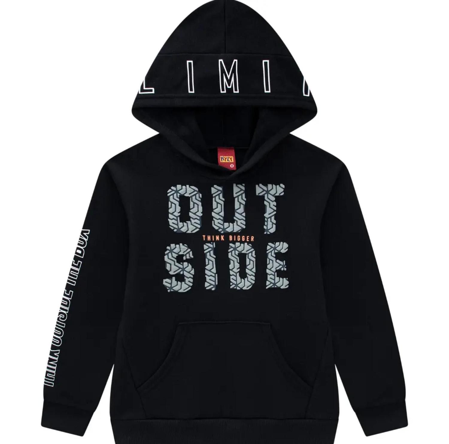 Conjunto Moletom Infantil Masculino KYLY KYLY Conjunto