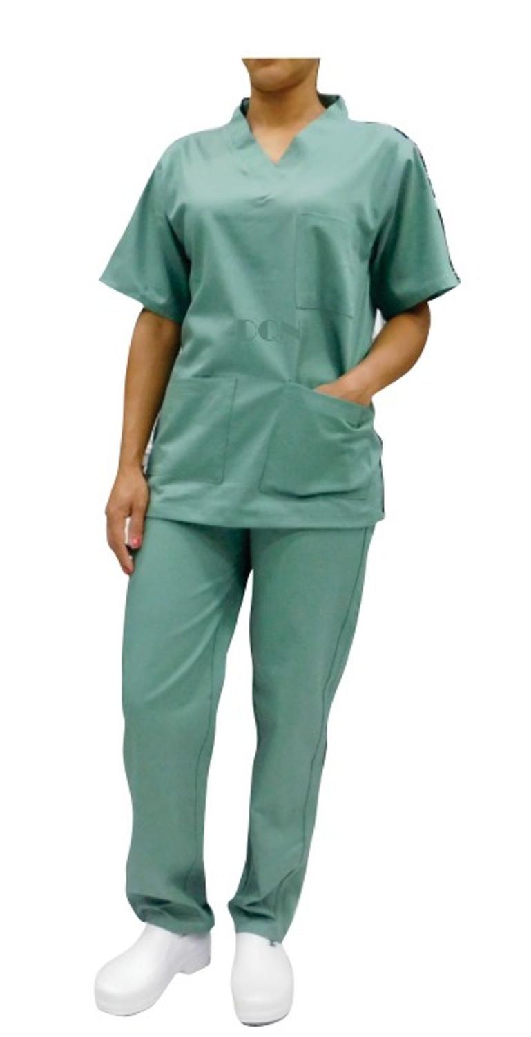 Conjunto Pijama Cirúrgico Feminino Hospitalar 100%Algodão Varias Cores -  DQN - Uniformes Profissionais - Magazine Luiza