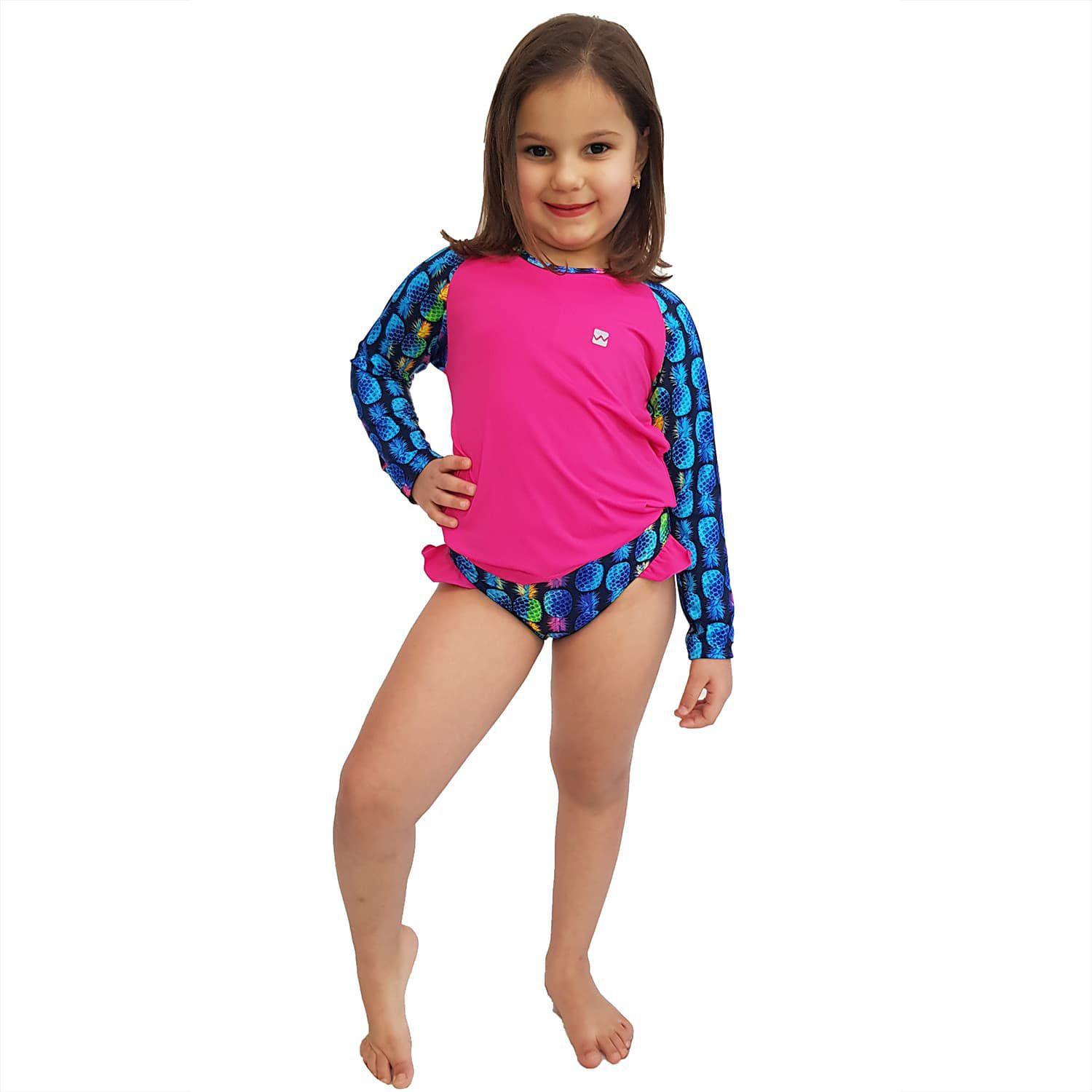 conjunto proteção solar infantil