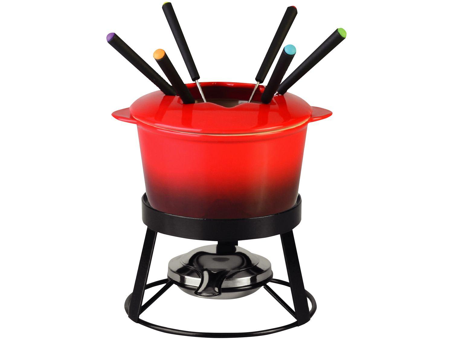 Conjunto Raclette e Aparelho de Fondue Cerâmica