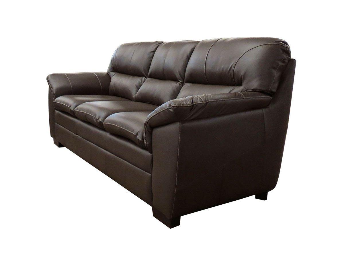 Conjunto Sof De Couro Connor 3 E 2 Lugares Marrom Mempra Design 