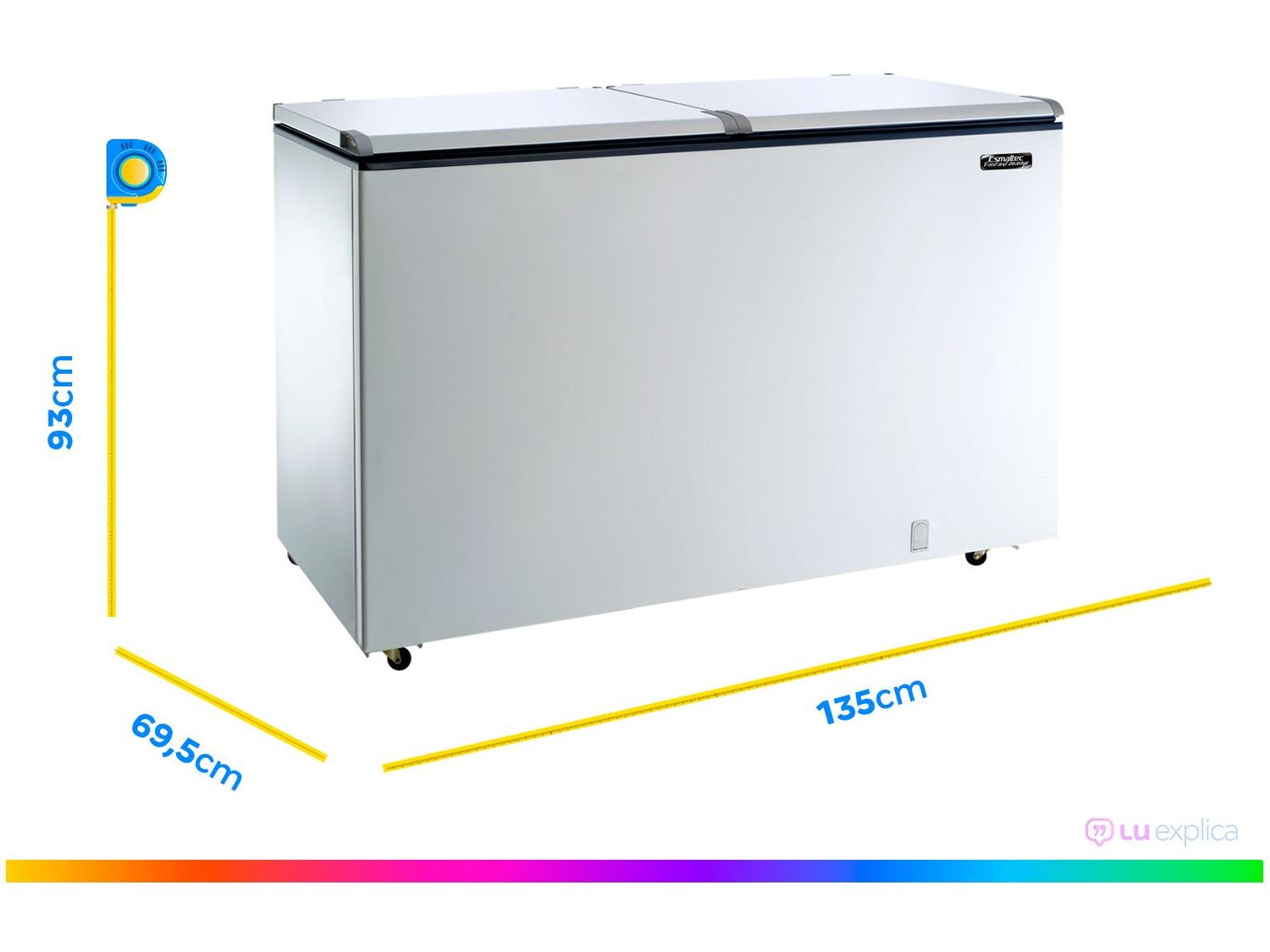 Conservador Horizontal Esmaltec ECH500