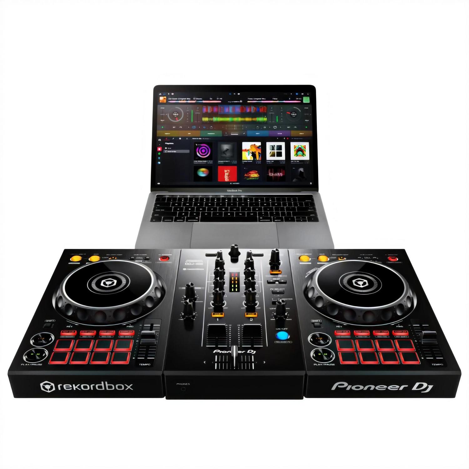 Controlador DJ Pioneer Rekordbox DDJ-400 dourado da 2 canais