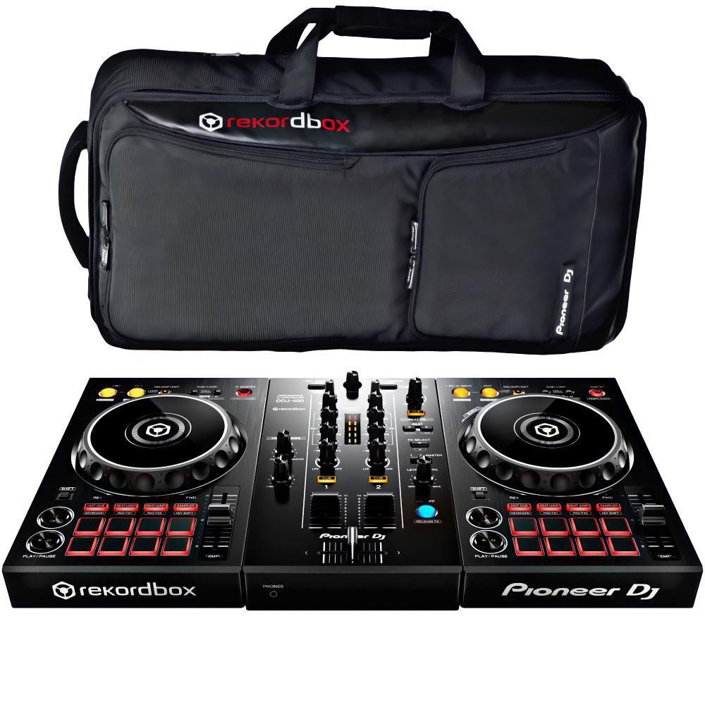 Controlador Pioneer DDJ 400 com RekordBox + Bag Pioneer DJ DJC SC2 -  Equipamento de DJ - Magazine Luiza