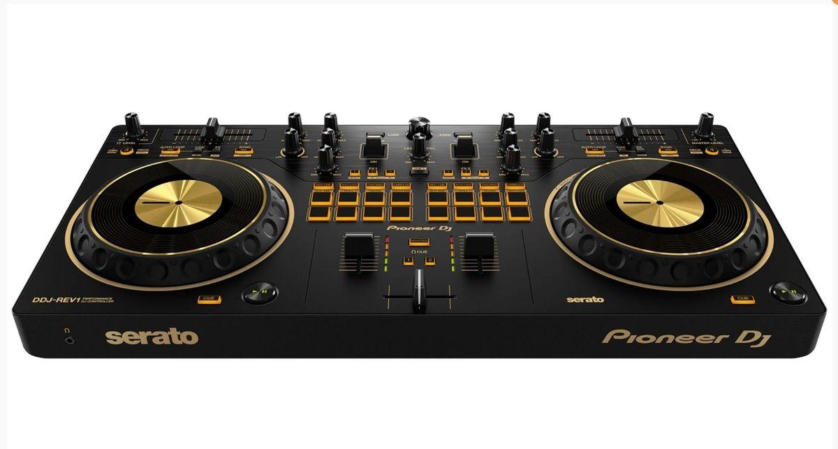 Controladora Pioneer DJ DDJ REV1 Dourada - Controladora DJ