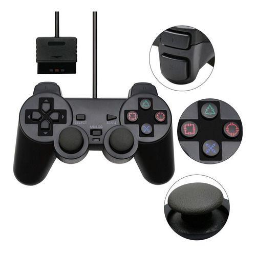 Controle Joystick para PS2 DualShock com Fio KNUP - KP-GM014