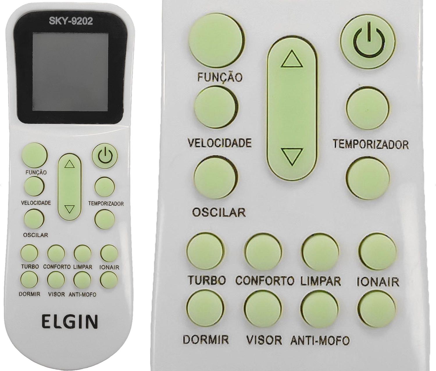 Controle Ar Compatível Elgin Ykr-k 001e Kpqi48b2na Controle Ar Compatível Elgin Ykr-k 001e Kpqi48b2na