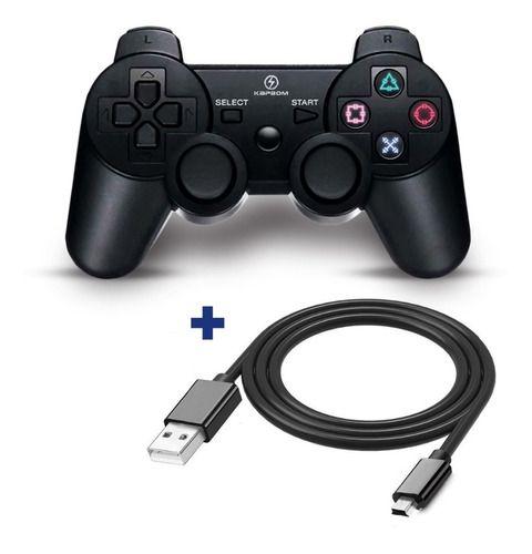 Controle Sem fio PS3 Compatível com Playstation 3, Joystick Bluetooth  Manete de Video Game Vibração Dupla : : Games e Consoles