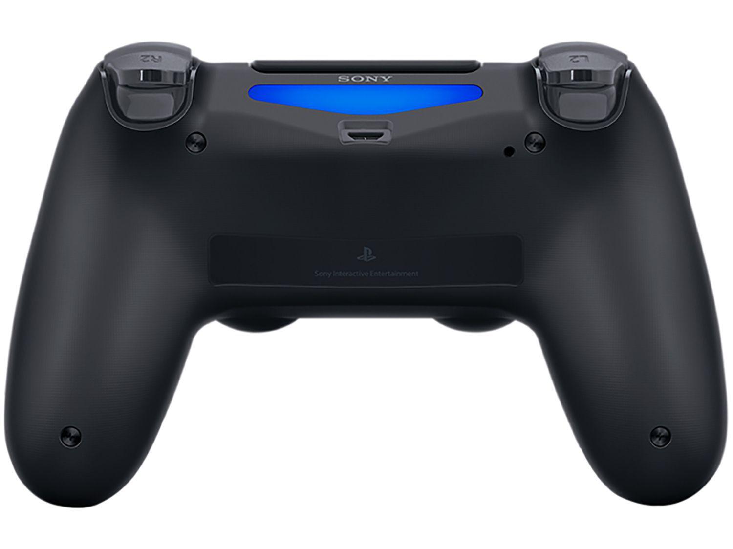 Controle para PS4 Sem Fio Dualshock 4 Sony Preto Controles PS4