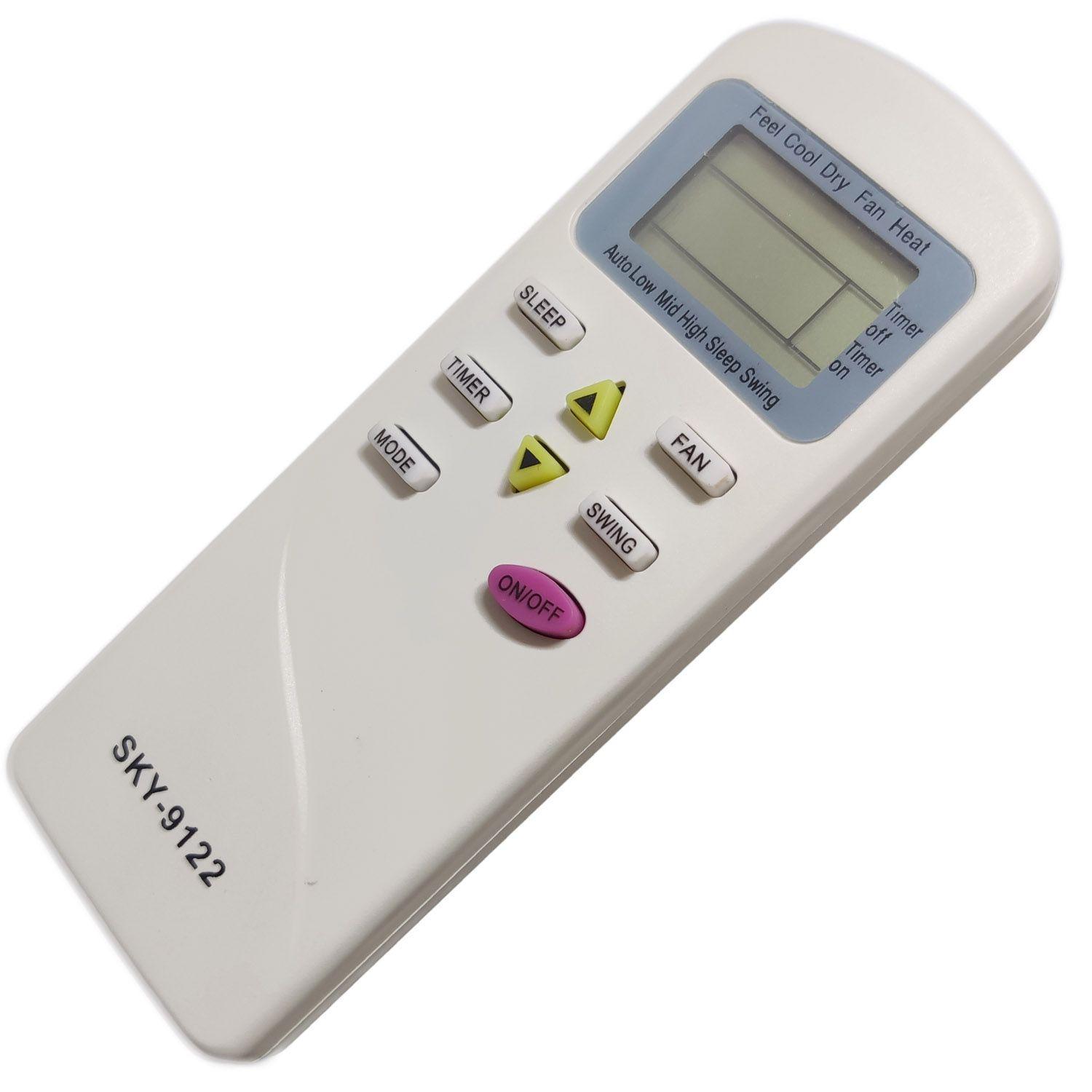 Controle Remoto para Ar Condicionado Elgin Compact window SQFIC9000