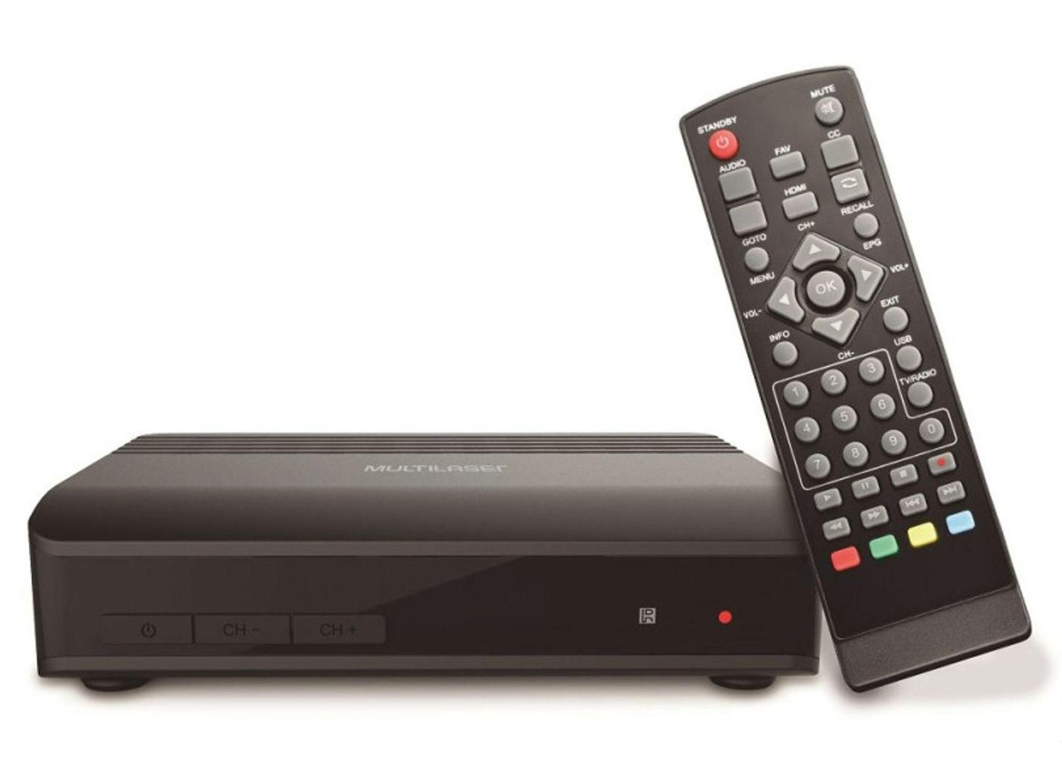 Conversor Digital FULL HD MULTILASER RE220 - Conversor Digital ...