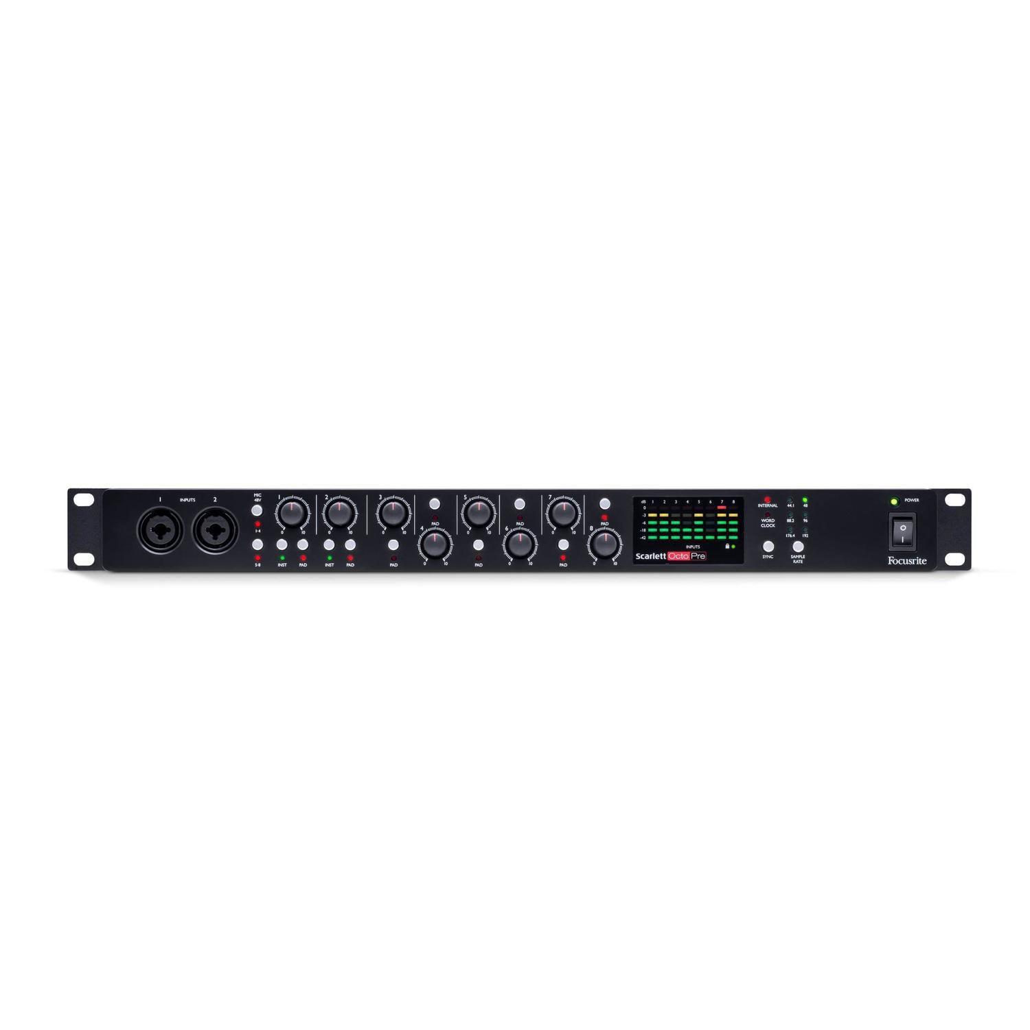 Conversor Focusrite Adat/Pre Amplificador Scarlett Octopre