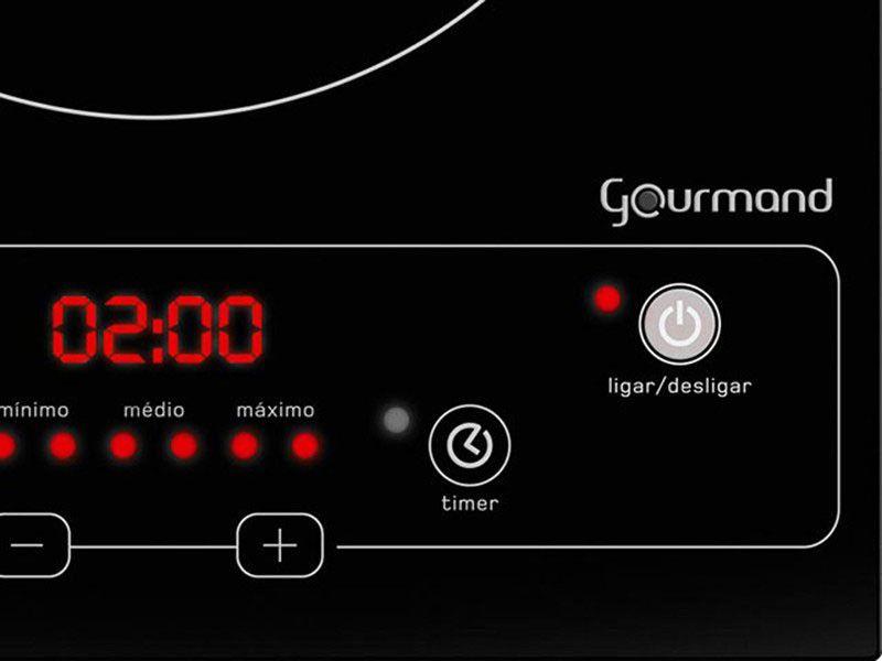 Cooktop 1 Boca Brastemp Gourmand Indução Vitrocerâmico Cooktop Magazine Luiza
