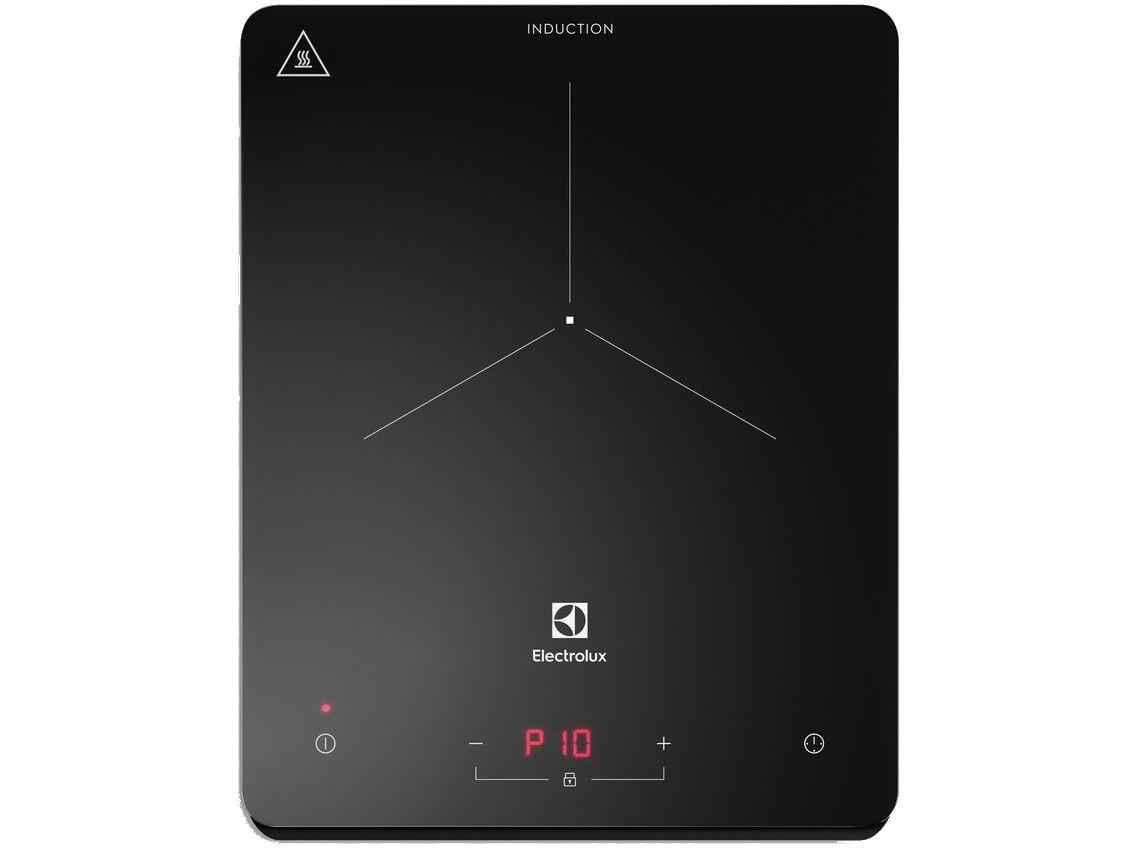 Cooktop 1 Boca Indução Electrolux Portátil Vitrocerâmico Preto Touch IE3TP