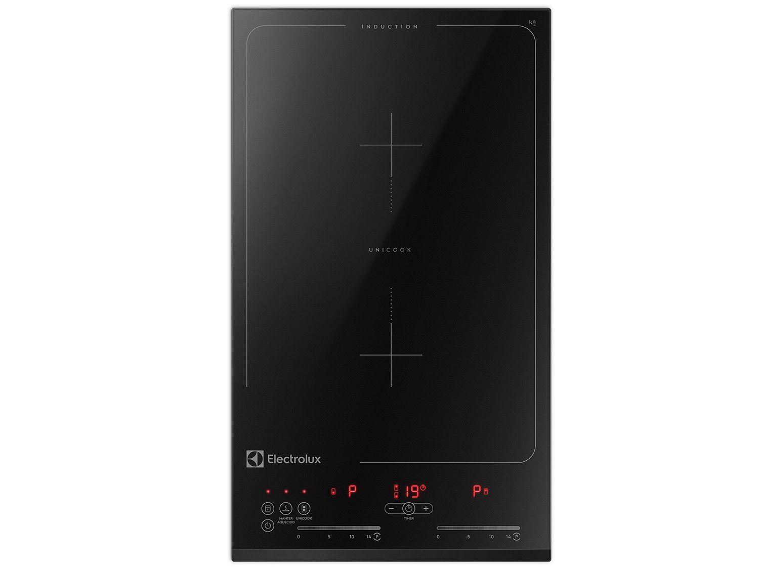 Cooktop 2 Bocas Electrolux Preto Indução IC30 Cooktop Magazine Luiza