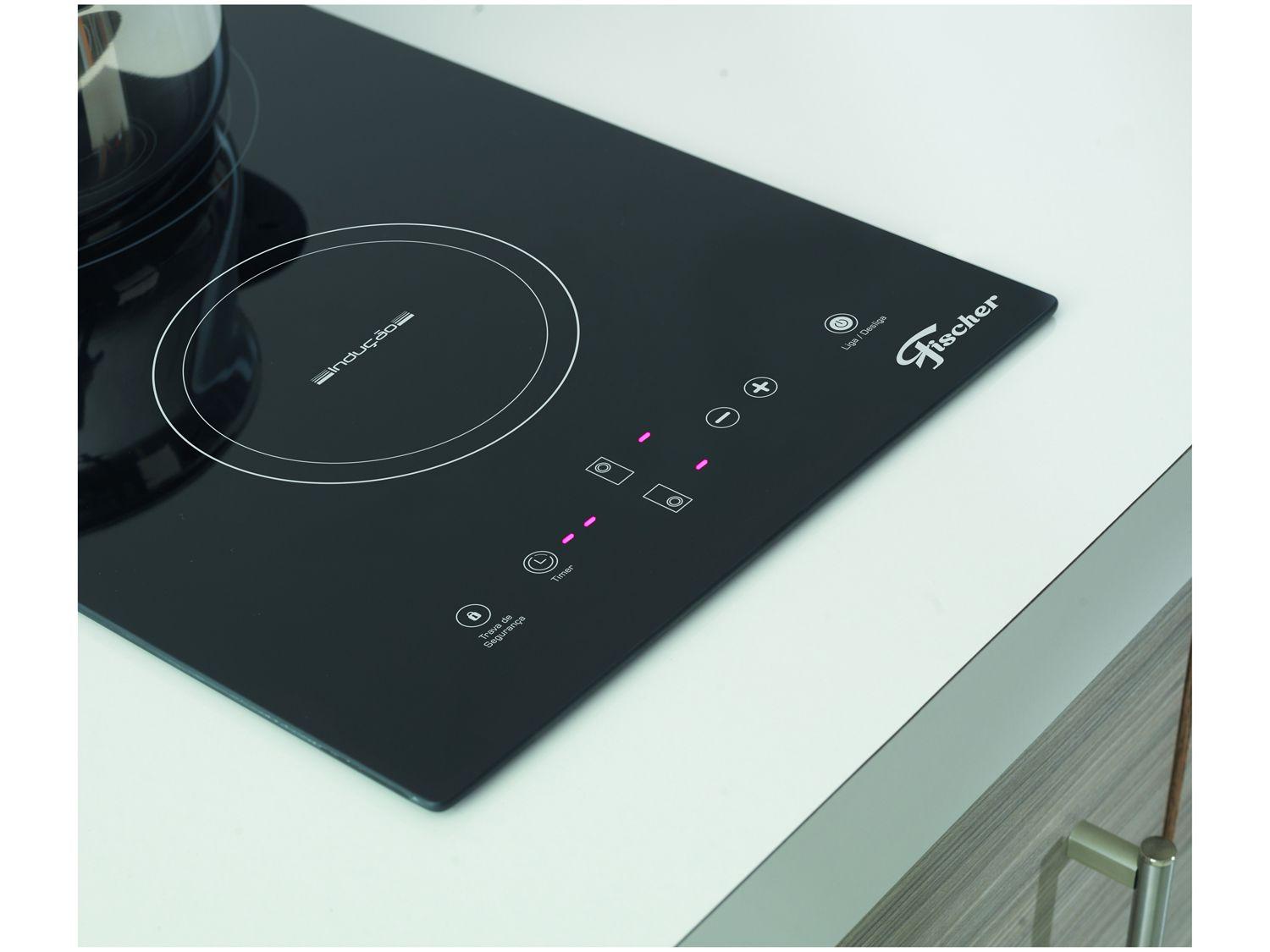 Cooktop 2 Bocas Fischer 2594156249 Indução Vitrocerâmico Cooktop