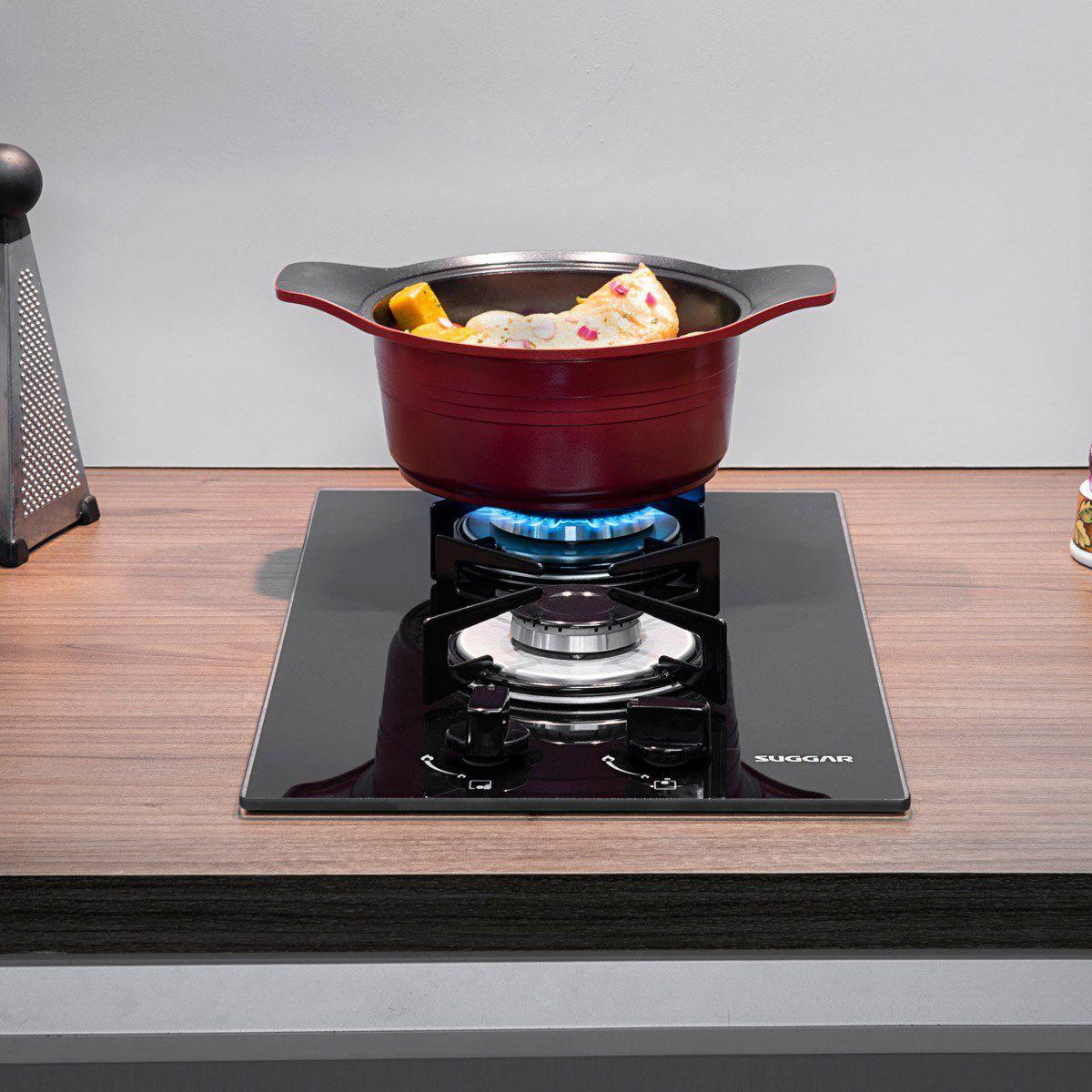 Cooktop 2 bocas suggar fg2002vp gás Cooktop Magazine Luiza