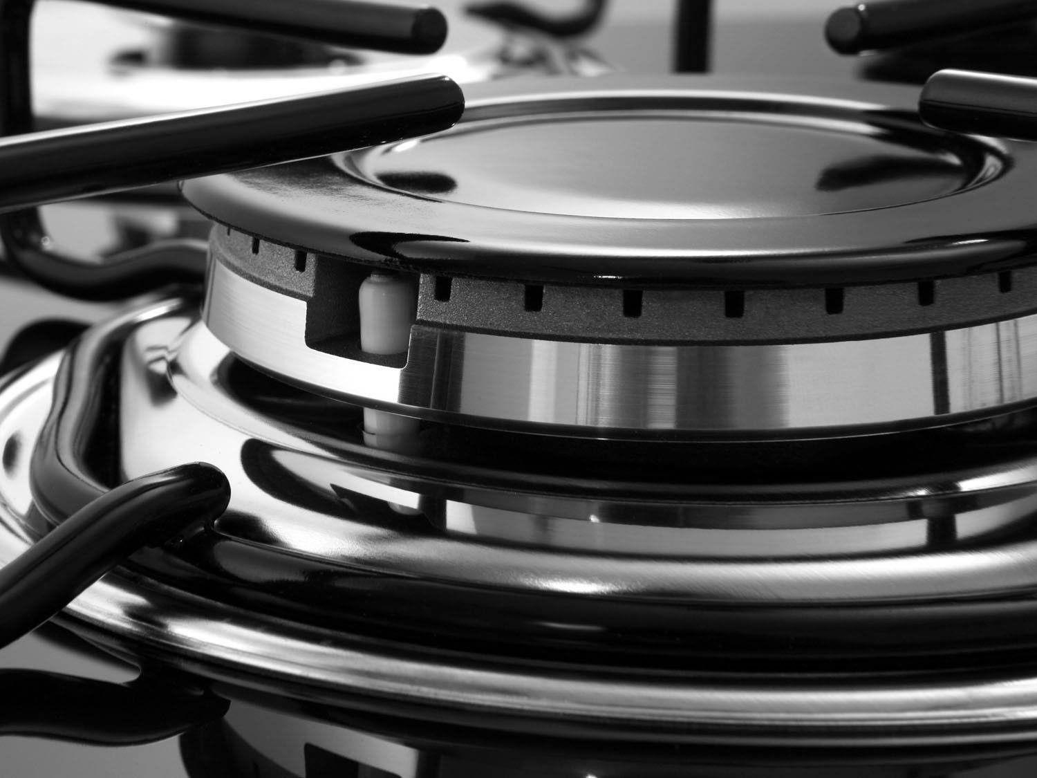 Cooktop 3 Bocas Tramontina Standard Brasil 3GG 45 à Gás Acendimento