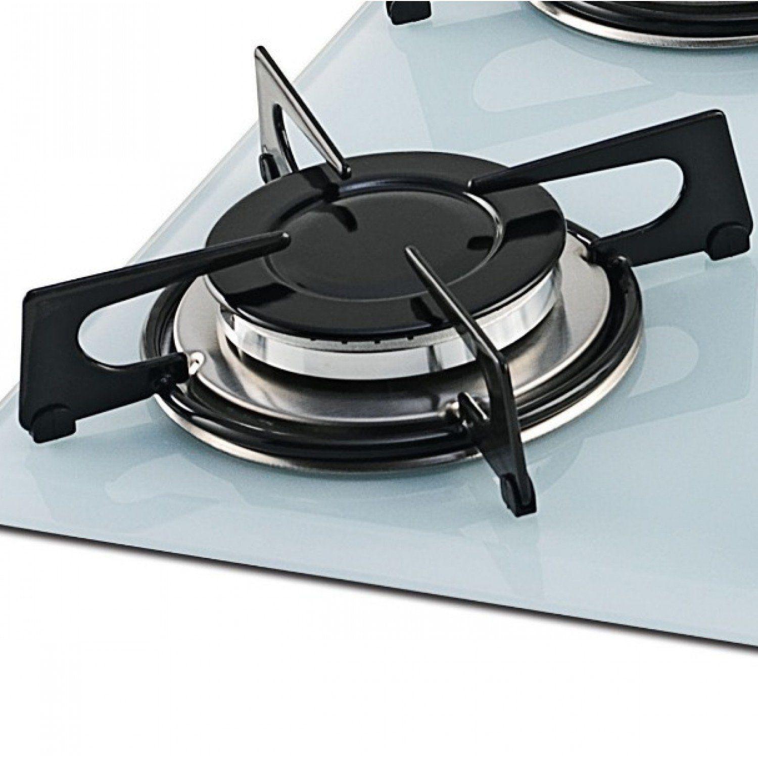 Cooktop 4 Bocas a Gás Bivolt Fischer Branco Cooktop Magazine Luiza