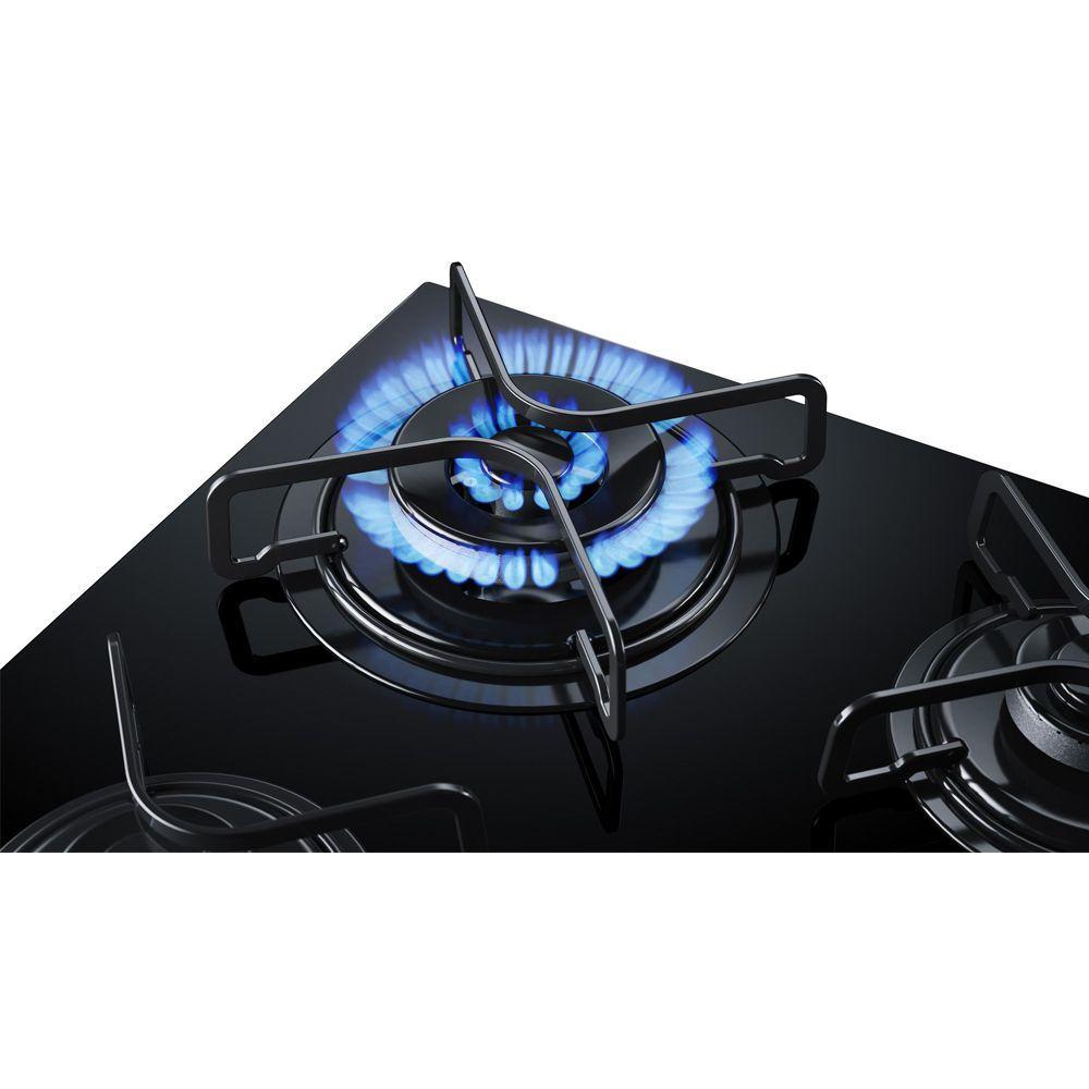 Cooktop 4 bocas Brastemp com duplachama e timer touch Cooktop 4 Bocas