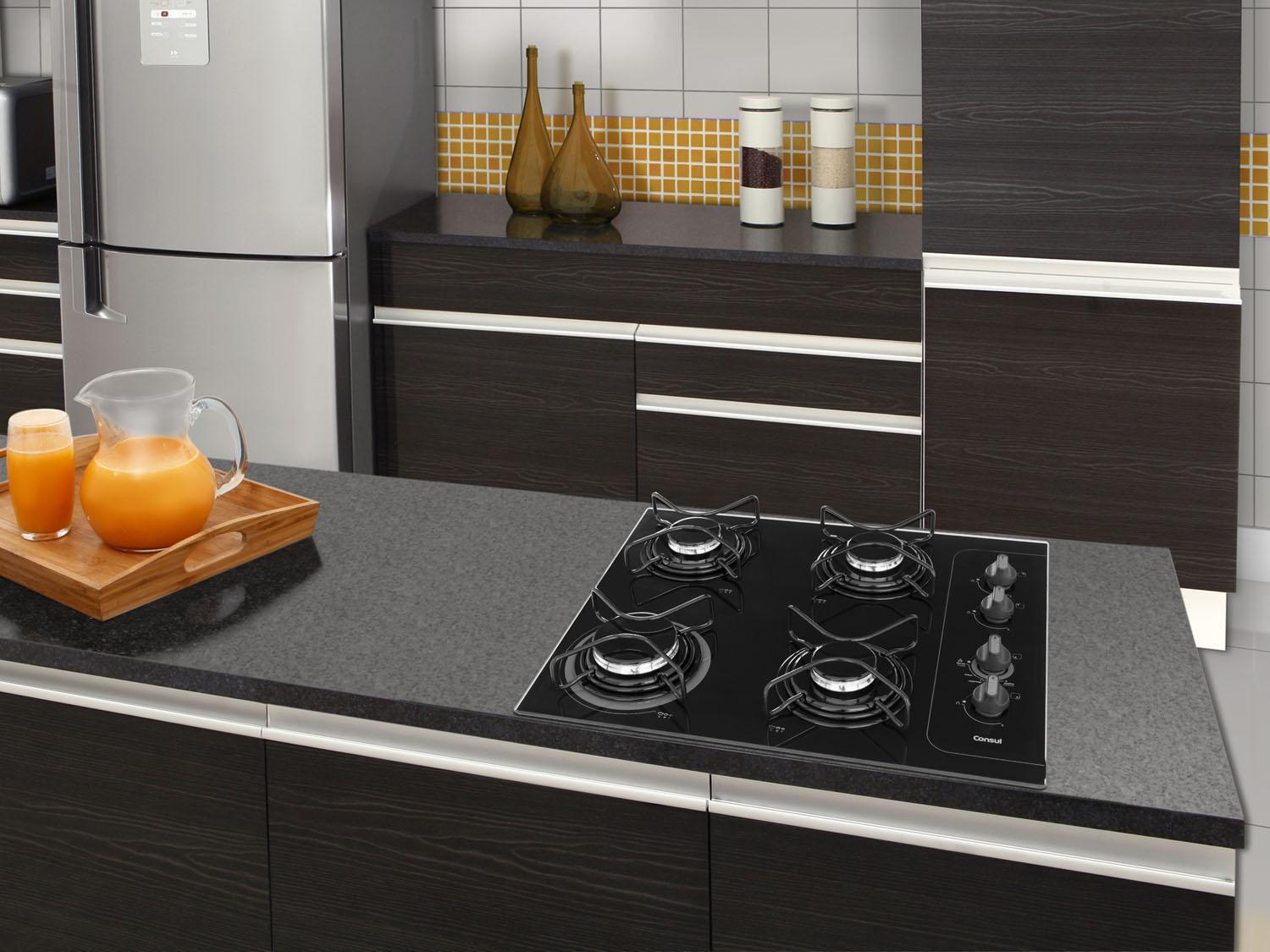 Cooktop 4 Bocas Consul Facilite CD060AE à Gás Acendimento