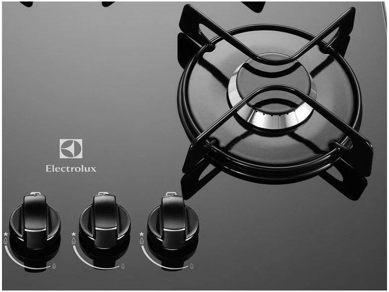 Cooktop 4 Bocas Electrolux a Gás GLP Preto GC60V Cooktop Magazine