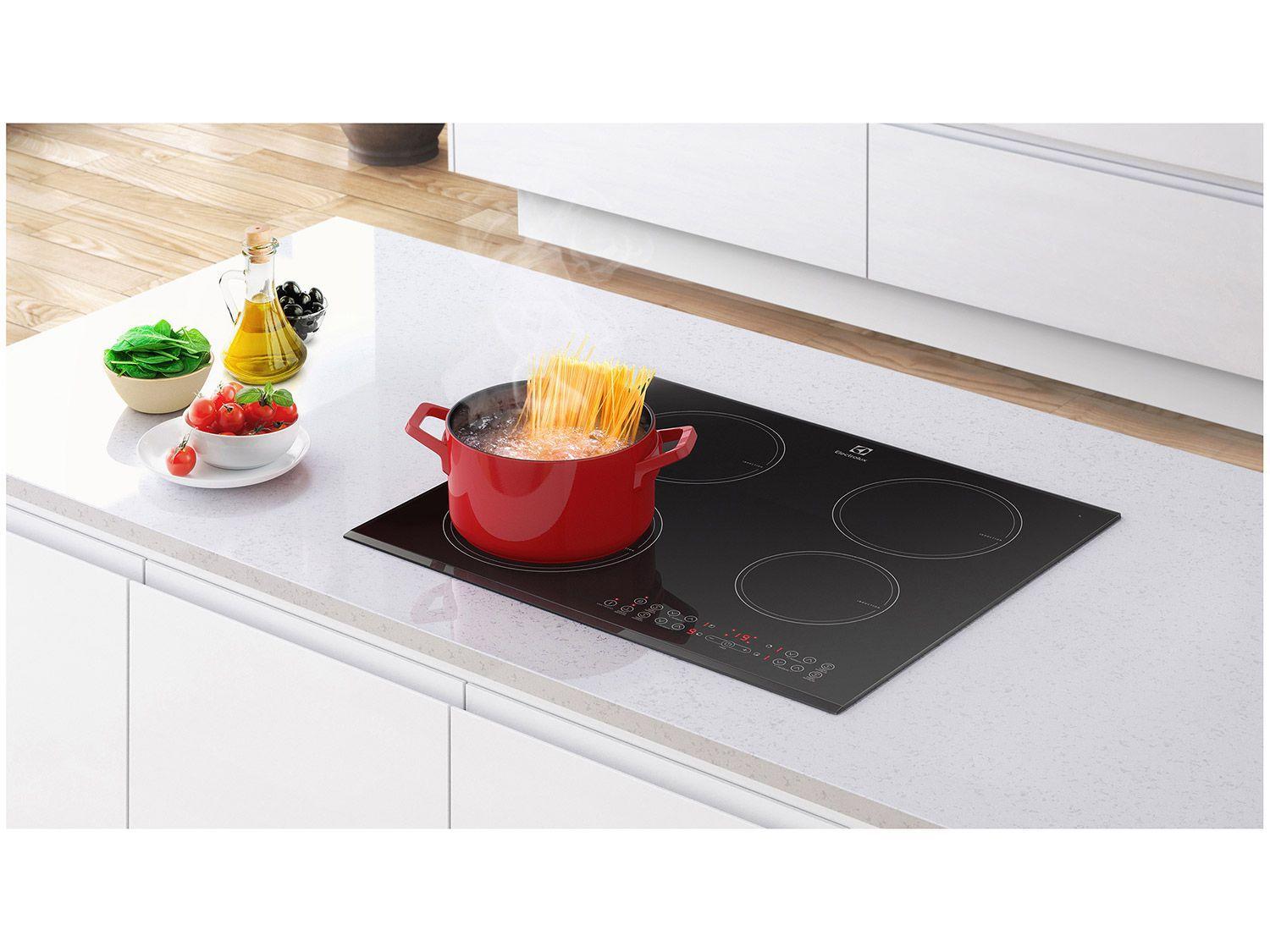Cooktop 4 Bocas Electrolux IC60 Indução Acendimento Superautomático