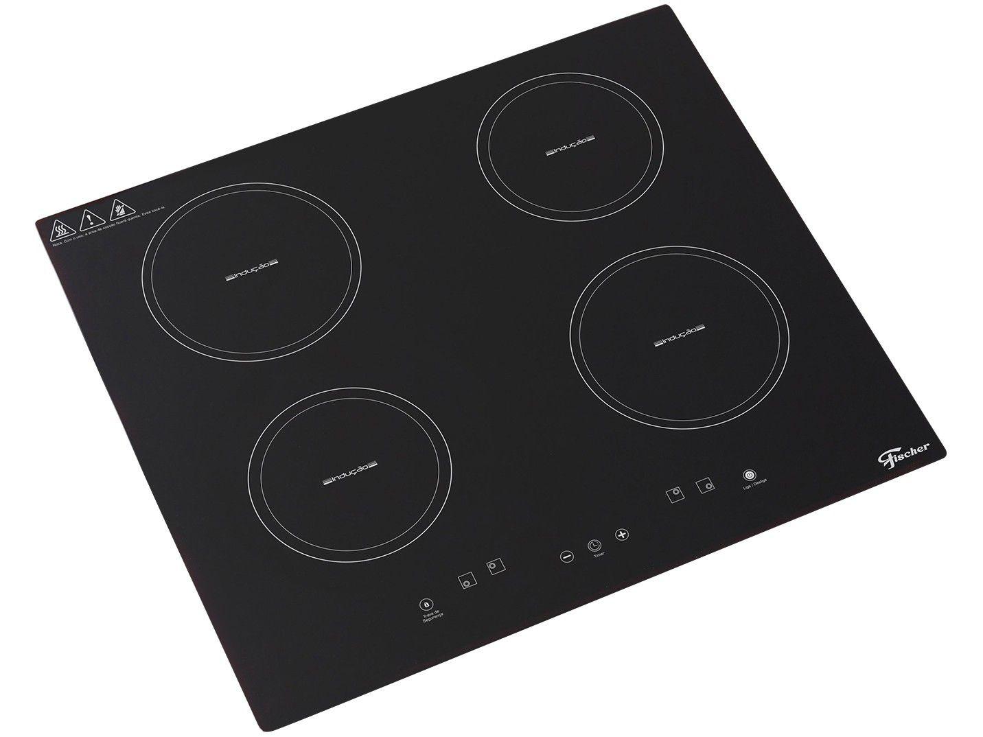 Cooktop 4 Bocas Fischer 2594356251 Indução Vitrocerâmico Cooktop