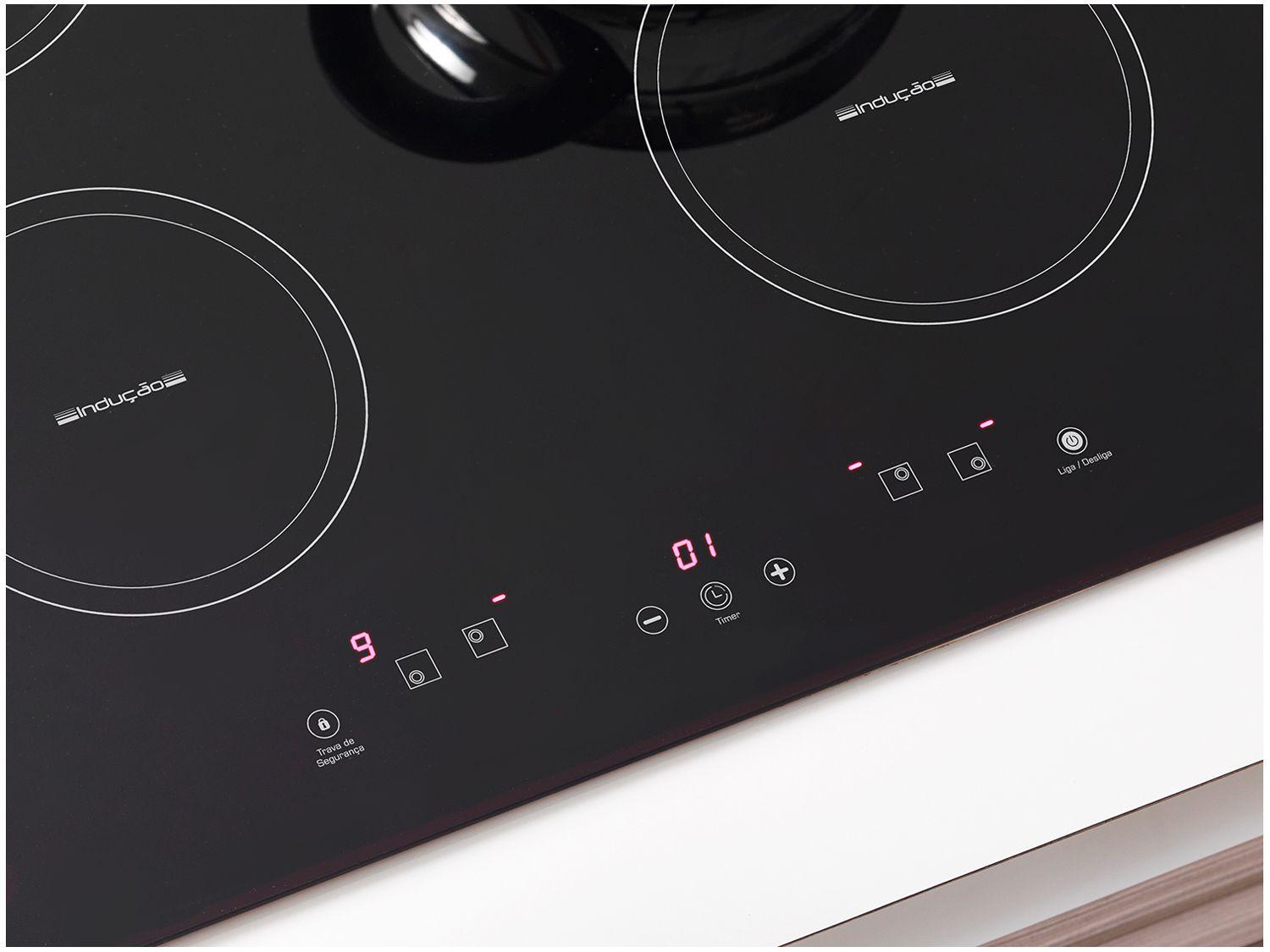 Cooktop 4 Bocas Fischer 2594356251 Indução Vitrocerâmico Cooktop