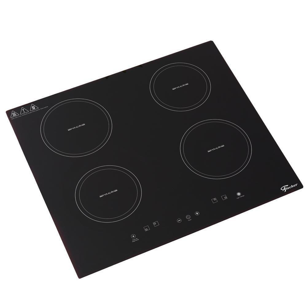 Cooktop 4 bocas fischer indução 220v Cooktop 4 Bocas Magazine Luiza