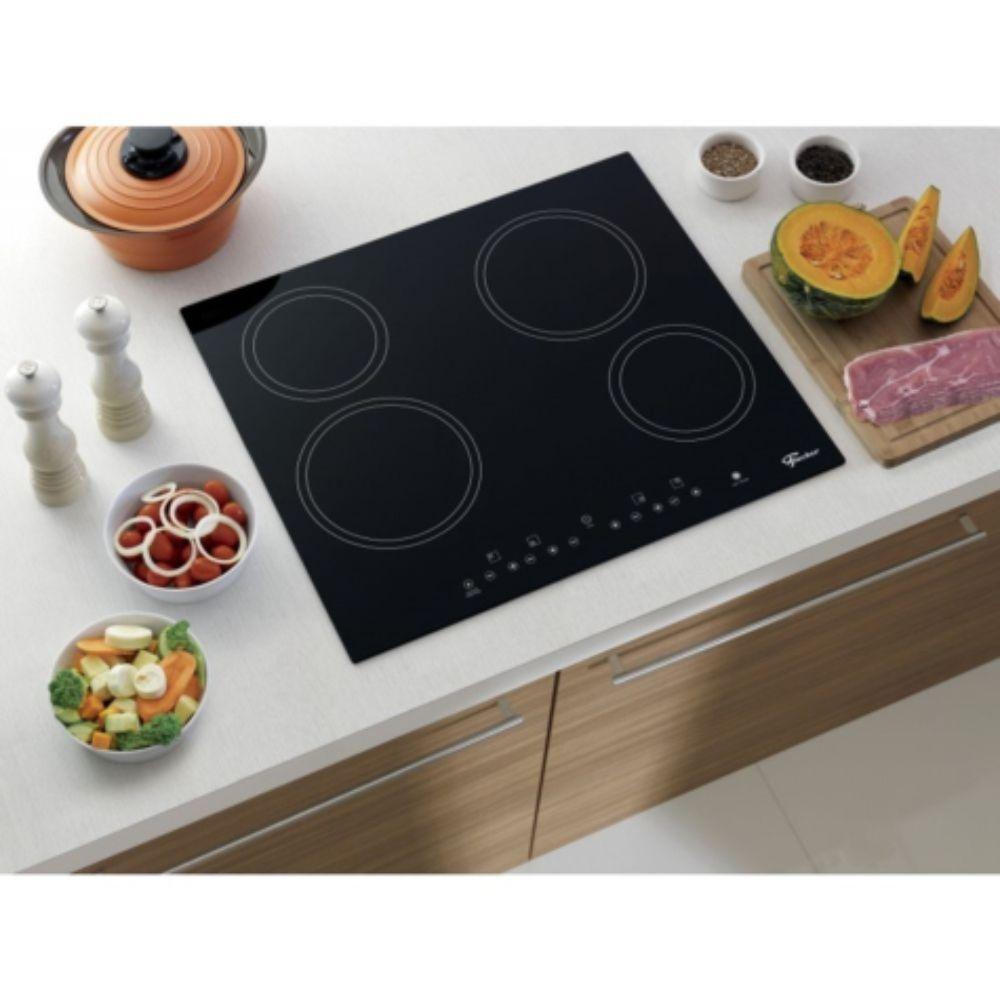 Cooktop 4 Bocas Fischer Preto Resistência Vitrocerâmico 26681 58300